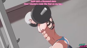 Brazilian yaoi bear pounds twink's tight hole raw and messy