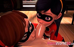 Anime busty heroes gets their cunt tore open by a big fat cock