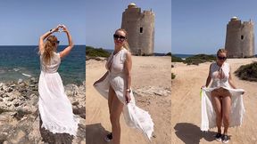 deuxieme journee sur ibiza, en me dirigeant a la plage en me promenant ...