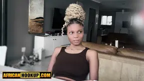 Nigerian ebony teen gets fucked in homemade scenario with big tits involved