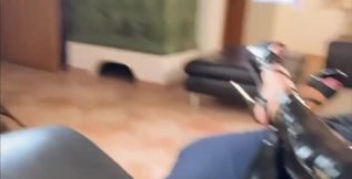 Goddess Relaxes Slave Serves