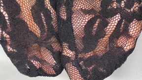 Lace Nylon French Pedicure