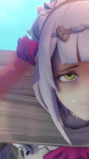 Genshin Impact's Noelle Loves Fucking in BDSM Toys Gangbanged by a Group of Hilichurls 60 Fps