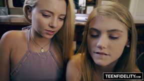 TEENFIDELITY Hannah Hays and Riley Star are Double Trouble