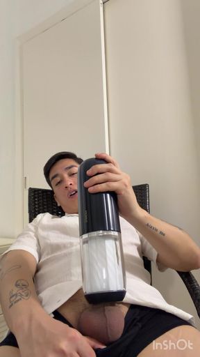 Masturbating Until Massive Cum on You