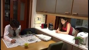 wife discreetly seduces lover
