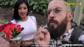 MAMACITAZ - This Guy Tries His Luck With A Real Hot Latina And He Bangs Her In POV Sex - Mariana Martinez