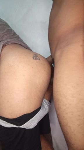 He came to ask me for cock and I gave it all to him   Clip 2