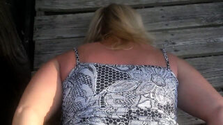 POV anal POV clip of blonde American MILF whore assfucked