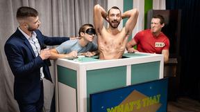 ”TV show turned into gay sex - Pierce Paris & Theo Brady”