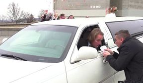 BRIDE4K. Couple starts fucking in front of the guests after wedding ceremony