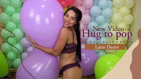 Dani's balloon Hug-popping adventure