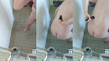 Rasur in der Dusche