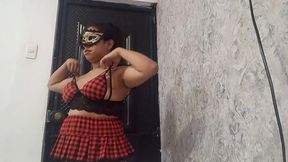 WET & READY: EXOTIC DANCER UNLEASHES OPEN PINK FLESH FOR YOU