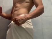 Me la sobo en la ducha