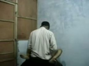 Horny Indian man fucks cheap ugly prostitute on the chair
