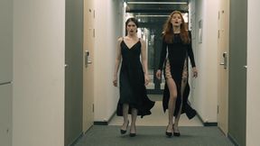 Vampire Girls Love Sucking Cum From His Cock