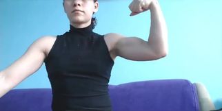 Watch Every Inch Flex as I Strip for You...