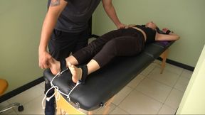 Our new model Michikko gets the tickle treatment (full body camera)