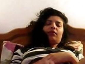 Samira Ayari from Tunisia - alone In bed