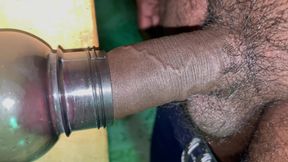 Indian Desi Boy cock play the bottle.