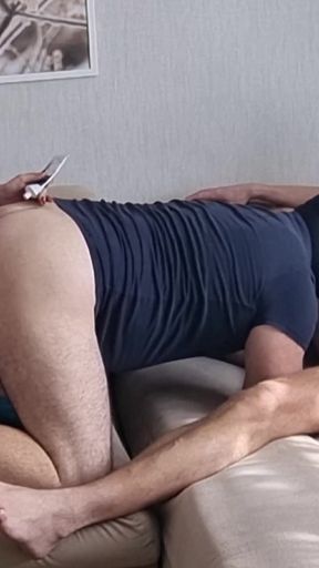 Spectacular moment from &quot;Bisexual husband shared his wife with a friend. Threesome. Mmf. Strapon pegging. Part 2. Ep 21103&quot;