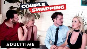 Busty Swingers Savannah Bond & Dee Williams Swap Husbands For Full Swap Foursome!