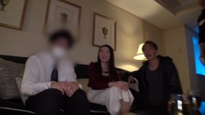 Desperate Asian Babe with H-Cups Begs for Cock, Loves Being Shared