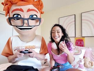 I Pound Sarah Lace’s Trimmed Slit in Doggy style for a Creampie!