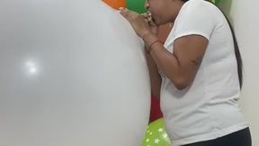 Blow to pop balloon 36 inch