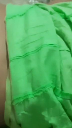 Real homemade brother-in-law relieves back pain by applying Zandu balm on his waist near his elder sister-in-law's fat&hellip;   Clip 1