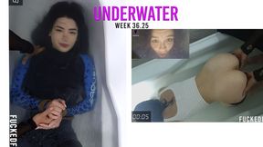 36 week compilation Underwater bathtub + apnea