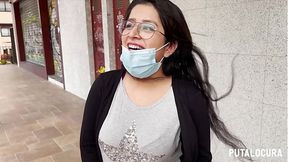 PutaLocura - Innocent busty chubby Dessy caught ending in very hot sex