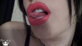 Mesmerized by my pink lips cumcountdown