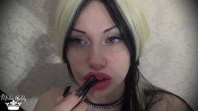 Mesmerized by my pink lips cumcountdown