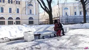 Step sis seduces teens with thick dick in threesome