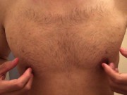 乳首の弱い中年の乳首をひたすら弄ぶ