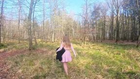 Forest Sex with a Happy Ending - I Couldn&#039;t Hold Back