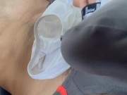 バイブでケツイキしながら汚下着で果てる男子