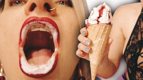 Messy Ice Cream Tease – My Lips, My Tongue, My Pleasure