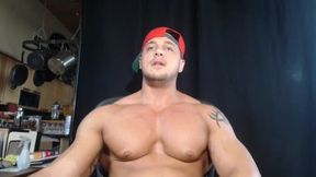 Big Joeyd Shows Off His Body, Jerks His Cock