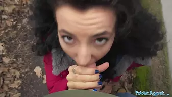 Public Porn Teen gets fucked after loosing at rock paper scissors