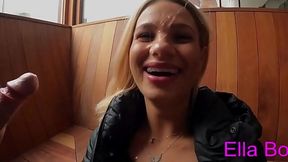 Blowjob and Handjob in Public, Best Walk EVER with Ella Bolt