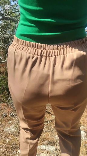Step Brother Fucked Big Ass Step Step While Hiking in Jungle - Public Outdoor Doggy Style for the Big Tits