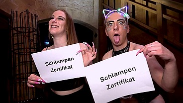 BELLA-X Gestört aber geil! SCHLAMPEN-ZERTIFIKAT DURCH AO-GANGBANG