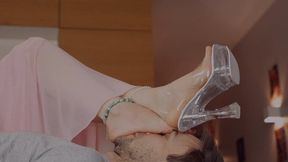 Goddess Lisa - Transparent High Heels - Part 2