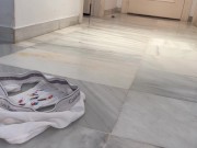 Group trapped in unaware farting giants underwear