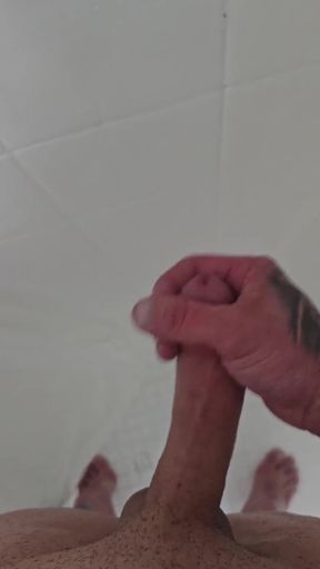 Masturbating in the Shower