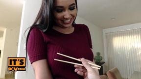 Busty cum whore Karlee Grey rides you like a pro