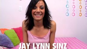 Jaylynn Sinz Tries To Fit 12 Inches Of Cock In Her Tight Pussy